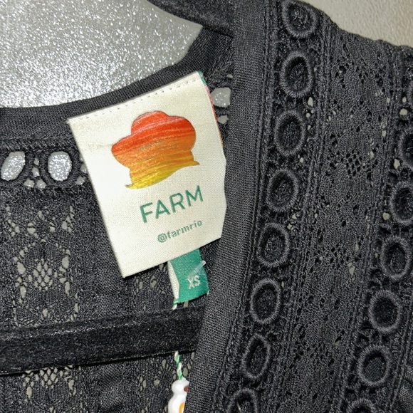 Farm Rio Lace Ruffle jumpsuit